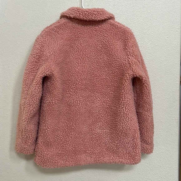 Topshop Pink fur Teddy Coat - Picture 5 of 9